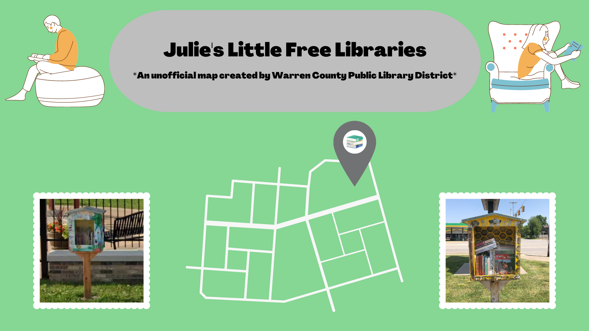 Julie’s Little Free Libraries-Monmouth, IL