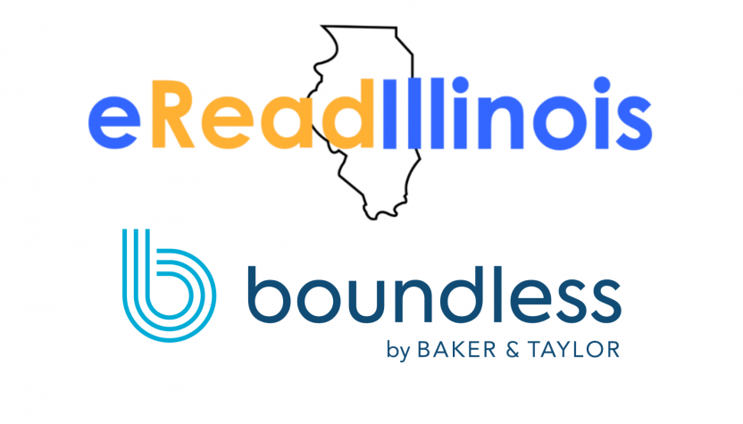 eRead Illinois and Boundless by Baker and Taylor logos