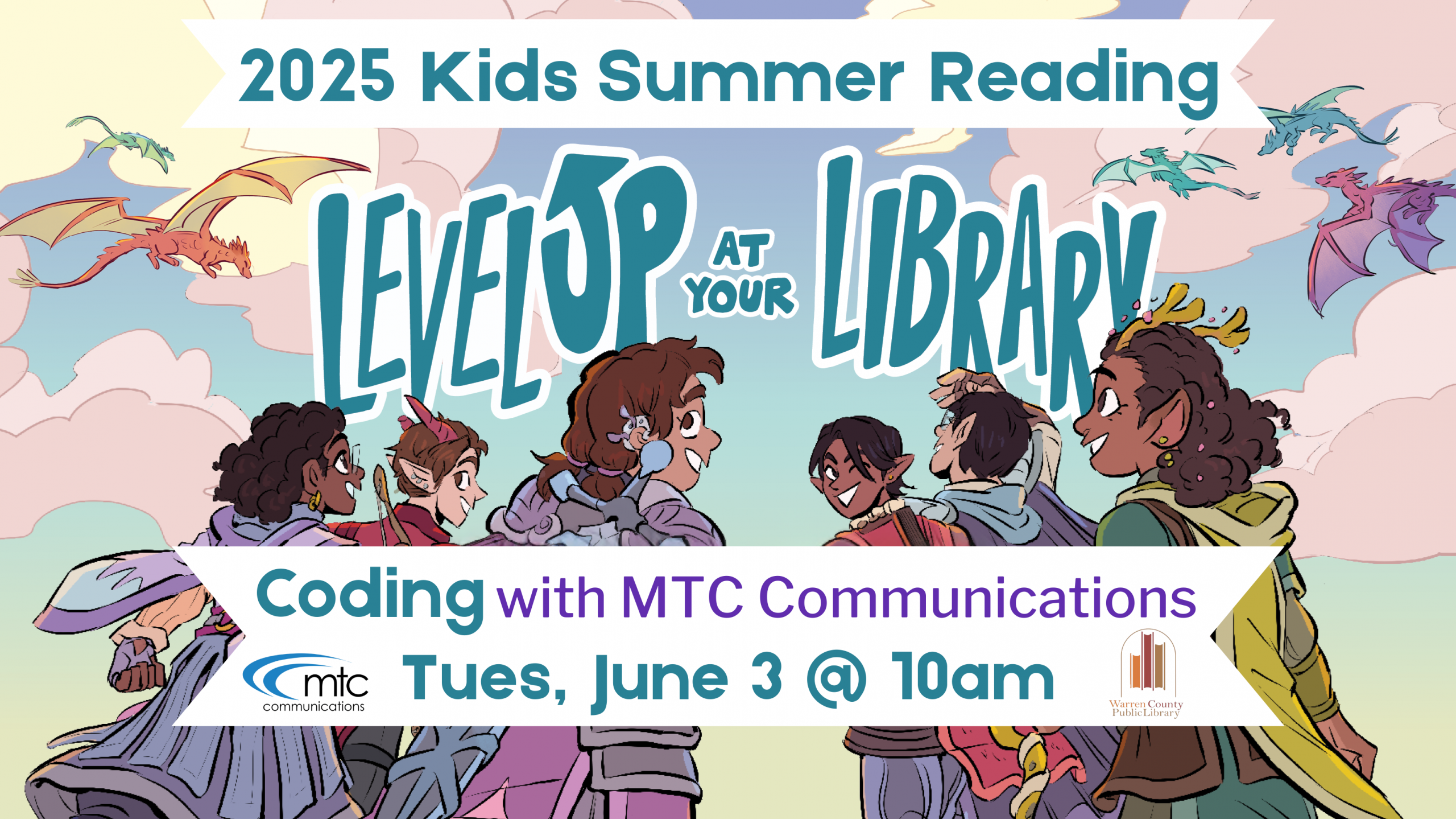 Coding with MTC Communications Tues, June 3 at 10am