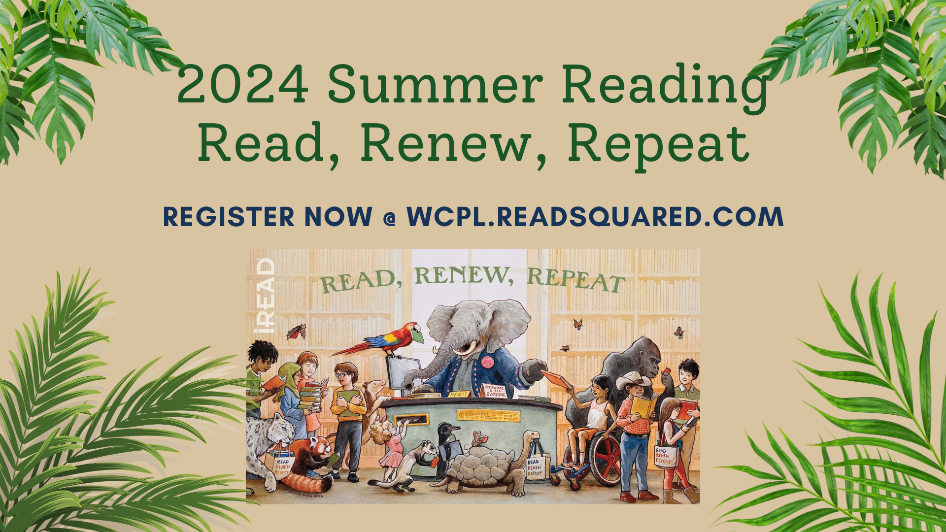 2024 Summer Reading: Read, Renew Repeat